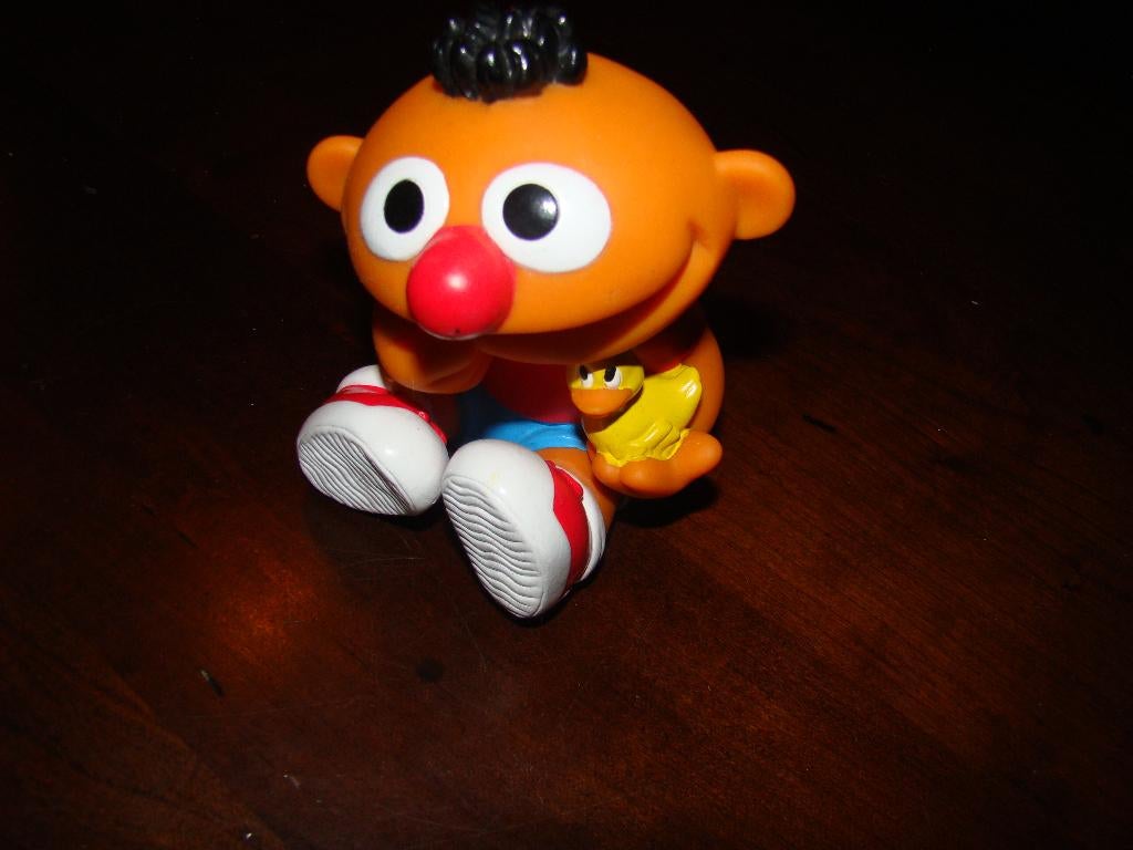 ernie  sesam straat 13 cm groot Ernie, Ophalen of Verzenden, Zo goed als nieuw