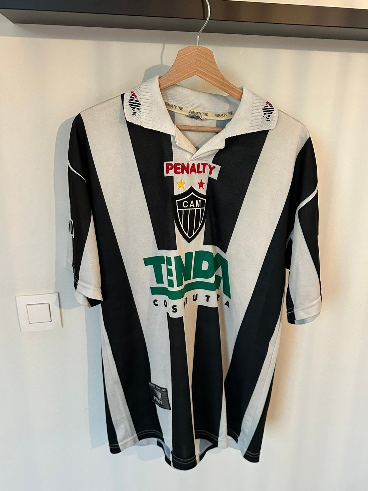 Vintage Atlético Mineiro shirt 1997 Penalty Tenda origineel, Verzenden, Gebruikt, Buitenlandse clubs, Shirt