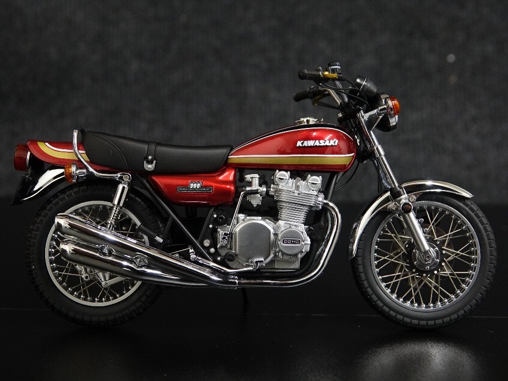 Minichamps 1:12 Kawasaki 900 Z1 Super 4 1972 rood, Minichamps, Onbekend, Nieuw, Ophalen of Verzenden