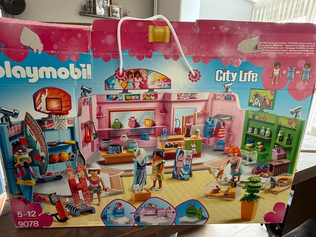 Playmobil winkelcentrum, Ophalen of Verzenden, Zo goed als nieuw