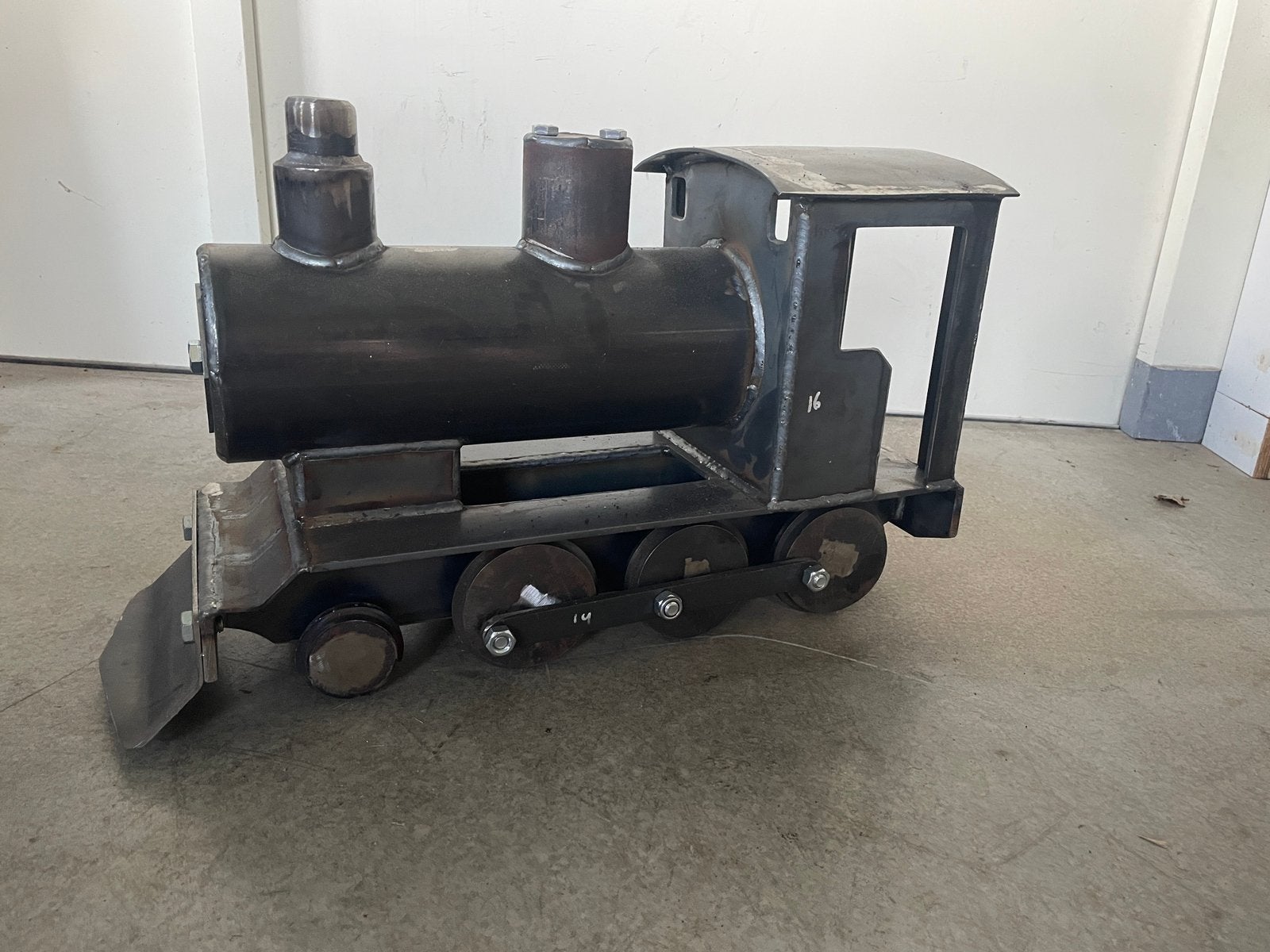 Stalen miniatuur trein, Locomotief, Gelijkstroom of Wisselstroom, Nieuw, Ophalen