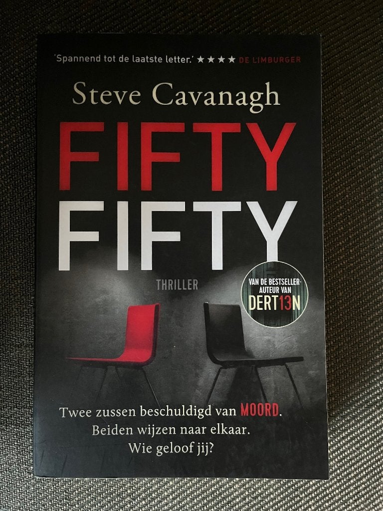 Steve Cavanagh - Fifty Fifty. (2020), Ophalen of Verzenden, Zo goed als nieuw, Steve Cavanagh