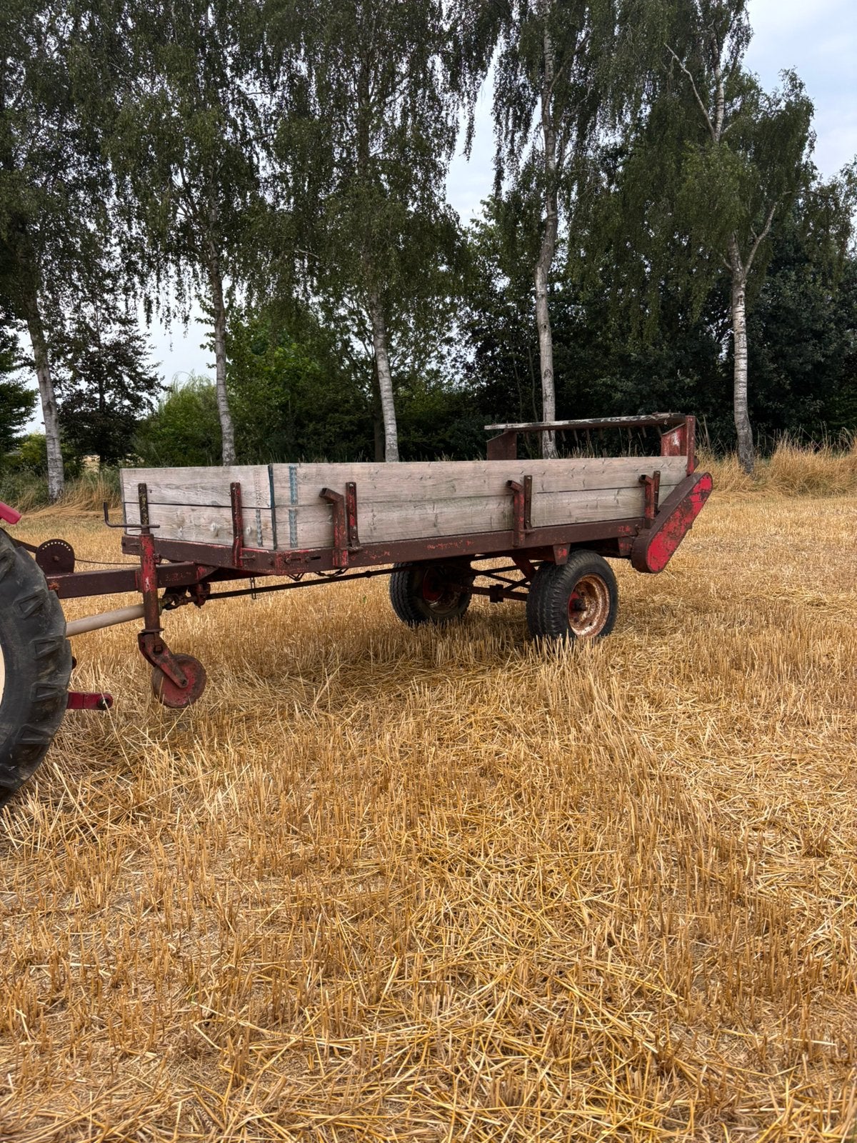 Oude mestwagen voor onderdelen, Ophalen, Gebruikt