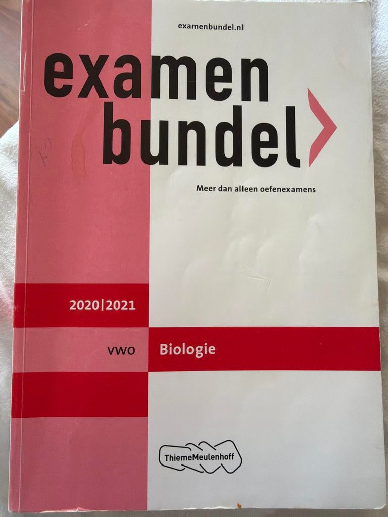 Examenbundels VWO Biologie, Ophalen of Verzenden, Gelezen, VWO, Biologie