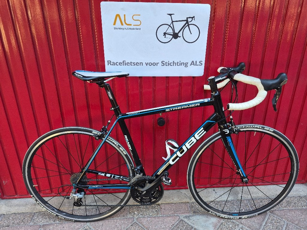 Cube Streamer Alu/Carbon Dames/Heren Racefiets met Shimano, Ophalen, 2ehandsracefietsen.nl, Racefietsenvoorals@gmail.com, Zo goed als nieuw