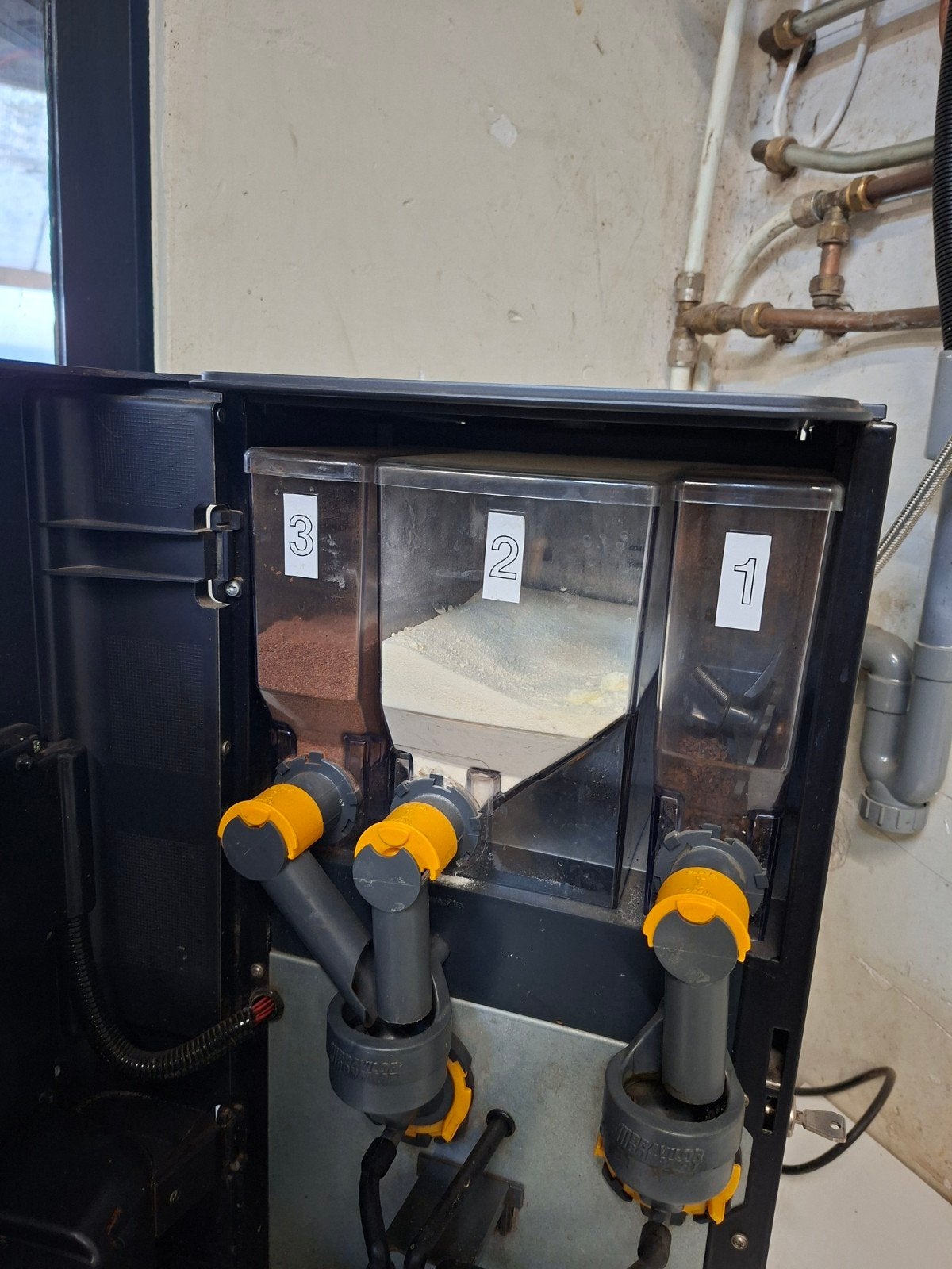 Goed werkende DE Balero koffiemachine - buitenkansje!, Ophalen, Gebruikt, Overige typen, 10 kopjes of meer