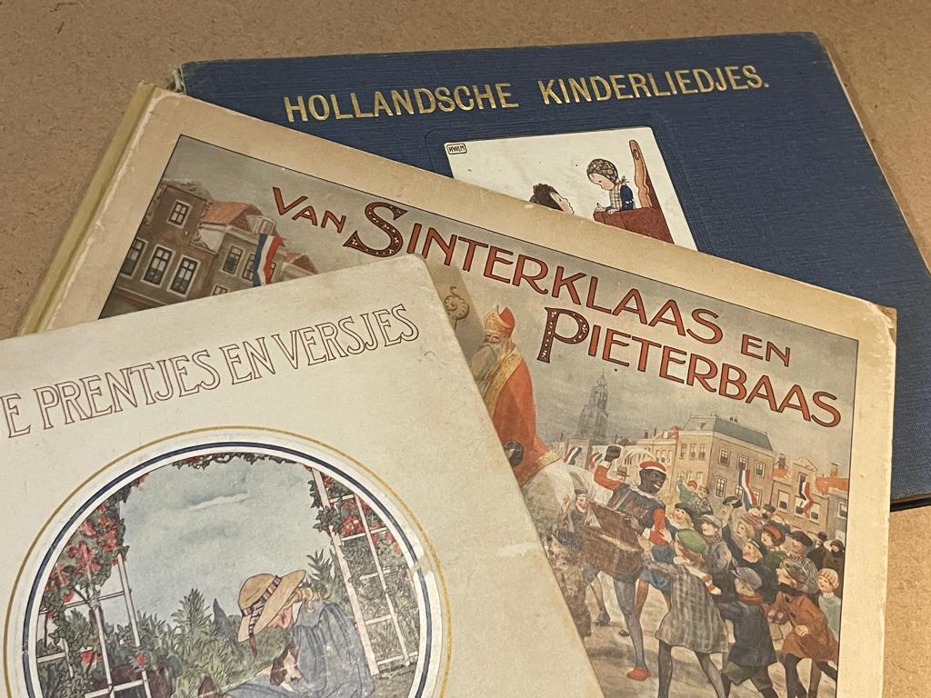 Antieke boekjes oud-Hollandse versjes liedjes (1917 en 1926), Ophalen of Verzenden