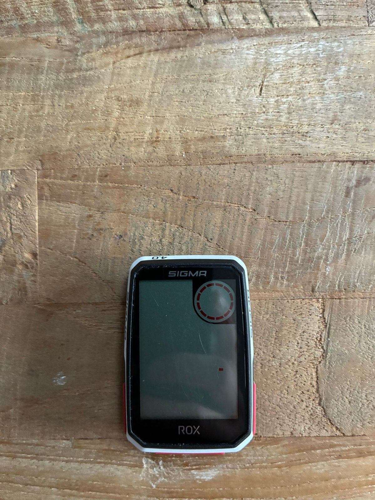 Sigma Rox 4.0 Fietscomputer GPS Wit, Fietsen en Brommers, Ophalen of Verzenden, GPS, Gebruikt