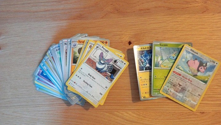 50 Verschillende Kaarten (Engels, Japans, Koreaans), Ophalen of Verzenden, Gebruikt, Meerdere kaarten, Foil