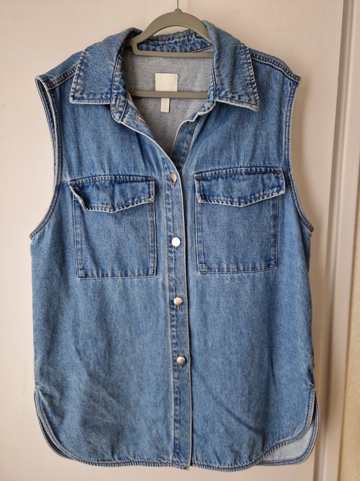 Stoer spijker jack van H&M in maat M, Ophalen of Verzenden, Zo goed als nieuw, Blauw