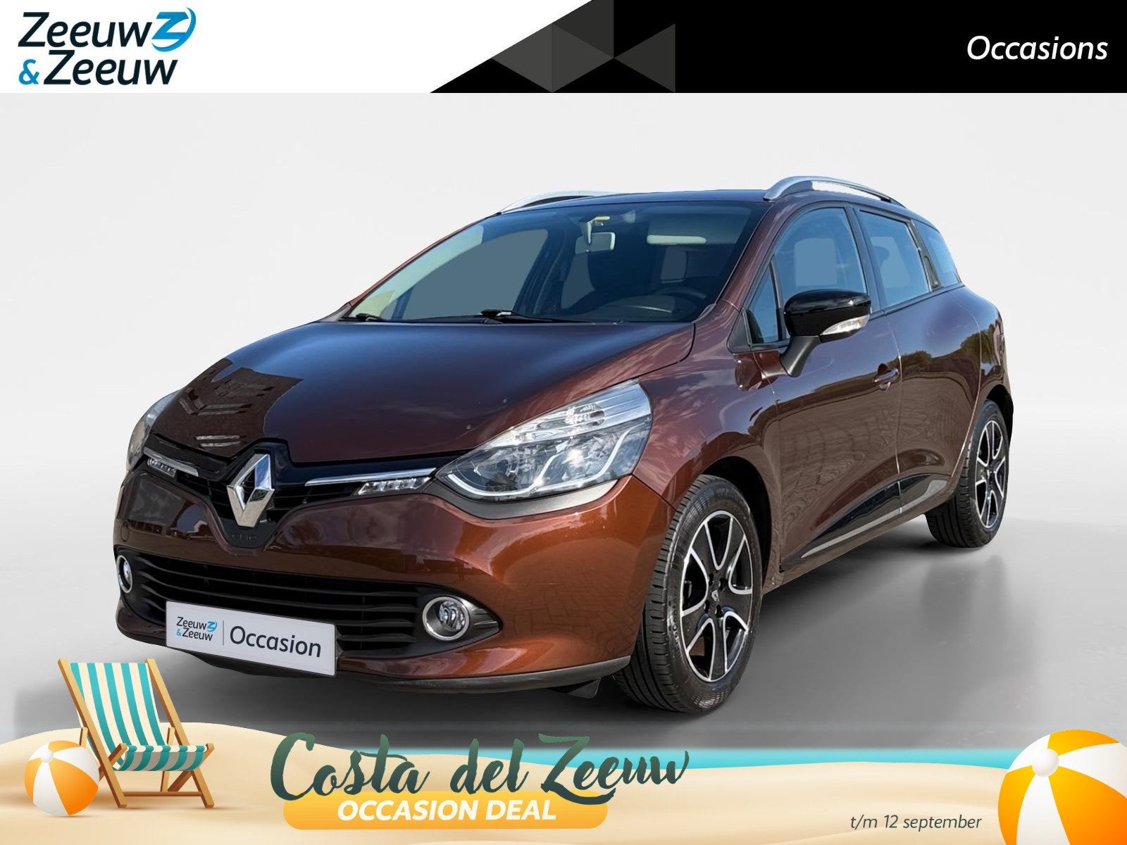 Renault Clio Estate 90PK TCe Expression | Navi | Armsteun |, Stof, Origineel Nederlands, Handgeschakeld, Grijs