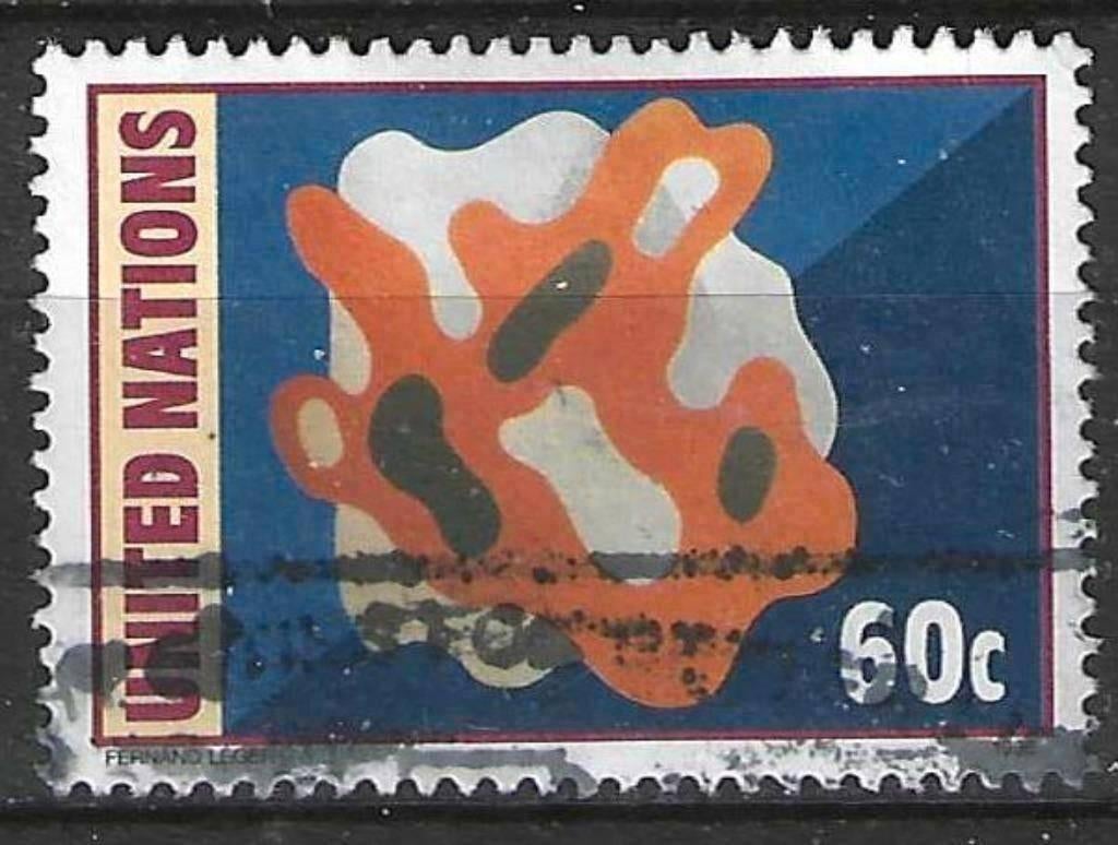VN-New York 1996 - Yvert 694 - Fernand Leger (ST), Verzenden, Gestempeld, Noord-Amerika