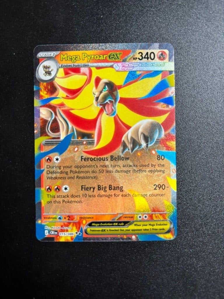 Mega Pyroar ex (CRI 015), Ophalen, Zo goed als nieuw