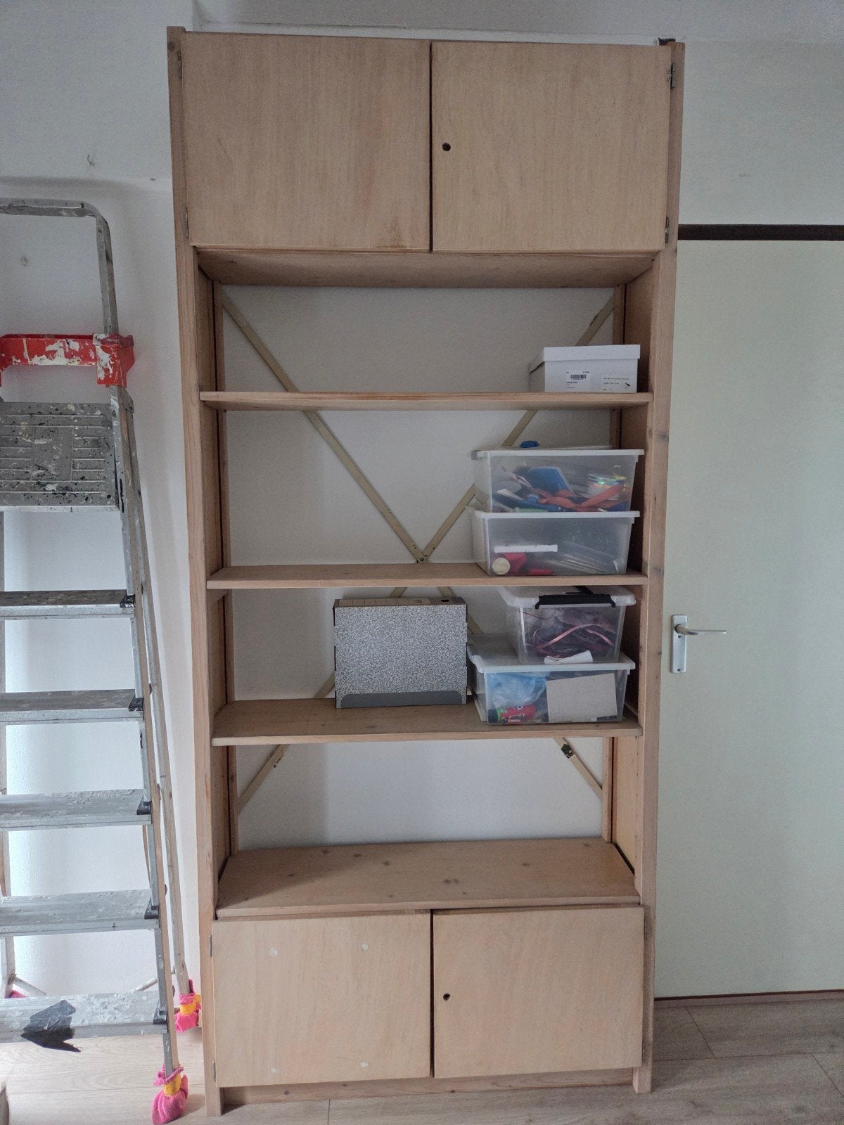 Lundia Kast - Multifunctionele Opbergkast, Huis en Inrichting, Ophalen, Modern, Scandinavisch, 200 cm of meer, 50 tot 100 cm
