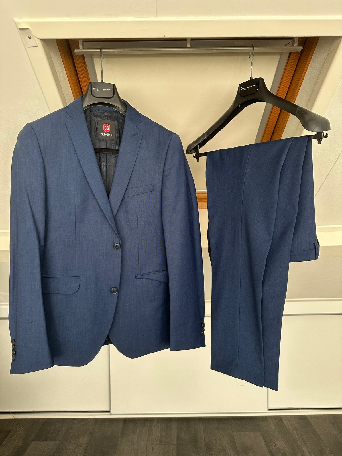 Club of Gents Slim Fit Pak - Maat 48/50 (M), Verzenden, Zo goed als nieuw, Maat 48/50 (M), Blauw