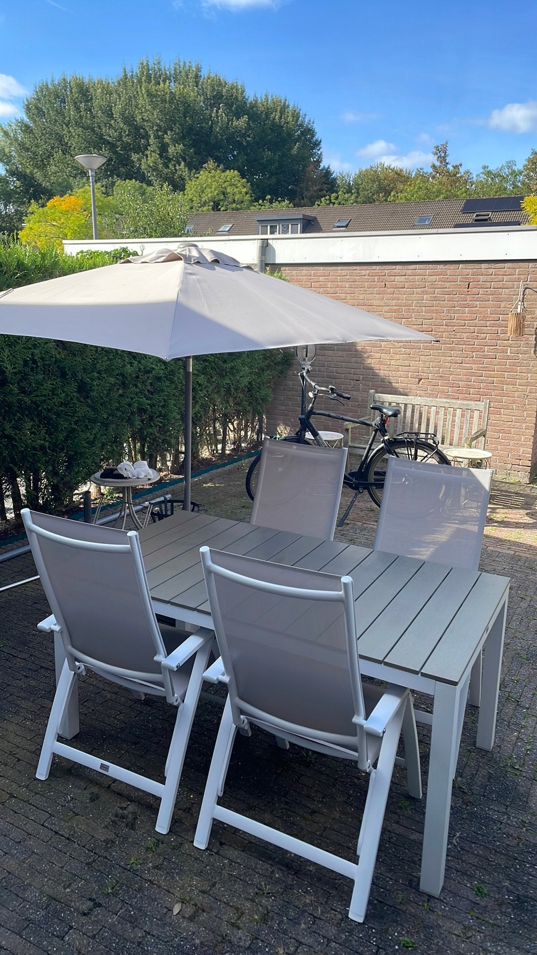 Bellagio tuinset, Ophalen, Zo goed als nieuw, Aluminium