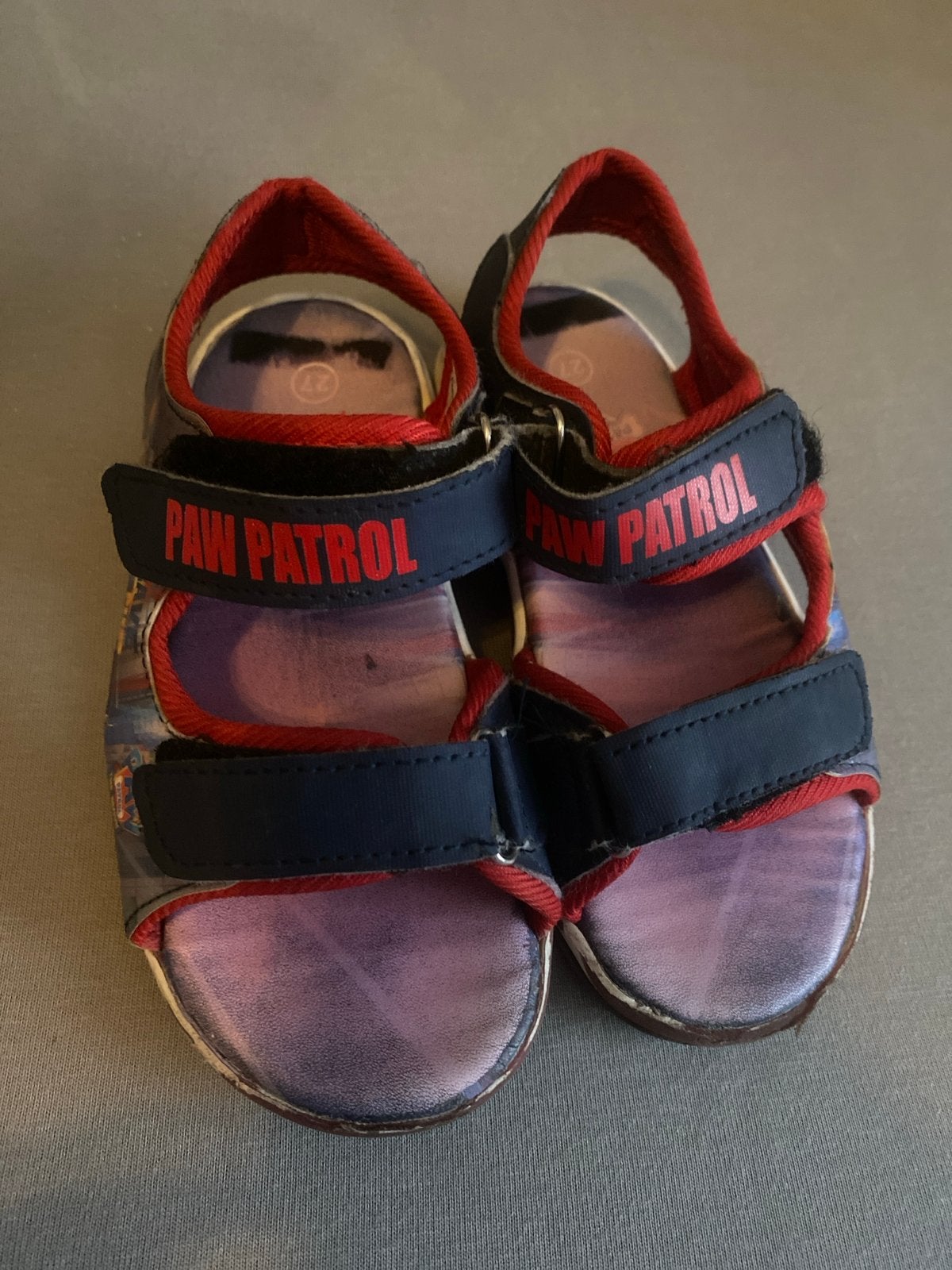 Paw Patrol sandalen met lichtjes - Maat 27, Ophalen of Verzenden, Gebruikt, Jongen of Meisje, Schoenen