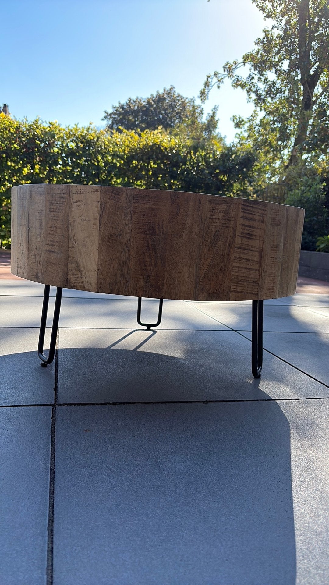 Salontafel Yari, Rond, 50 tot 100 cm, Zo goed als nieuw, 5 – 50