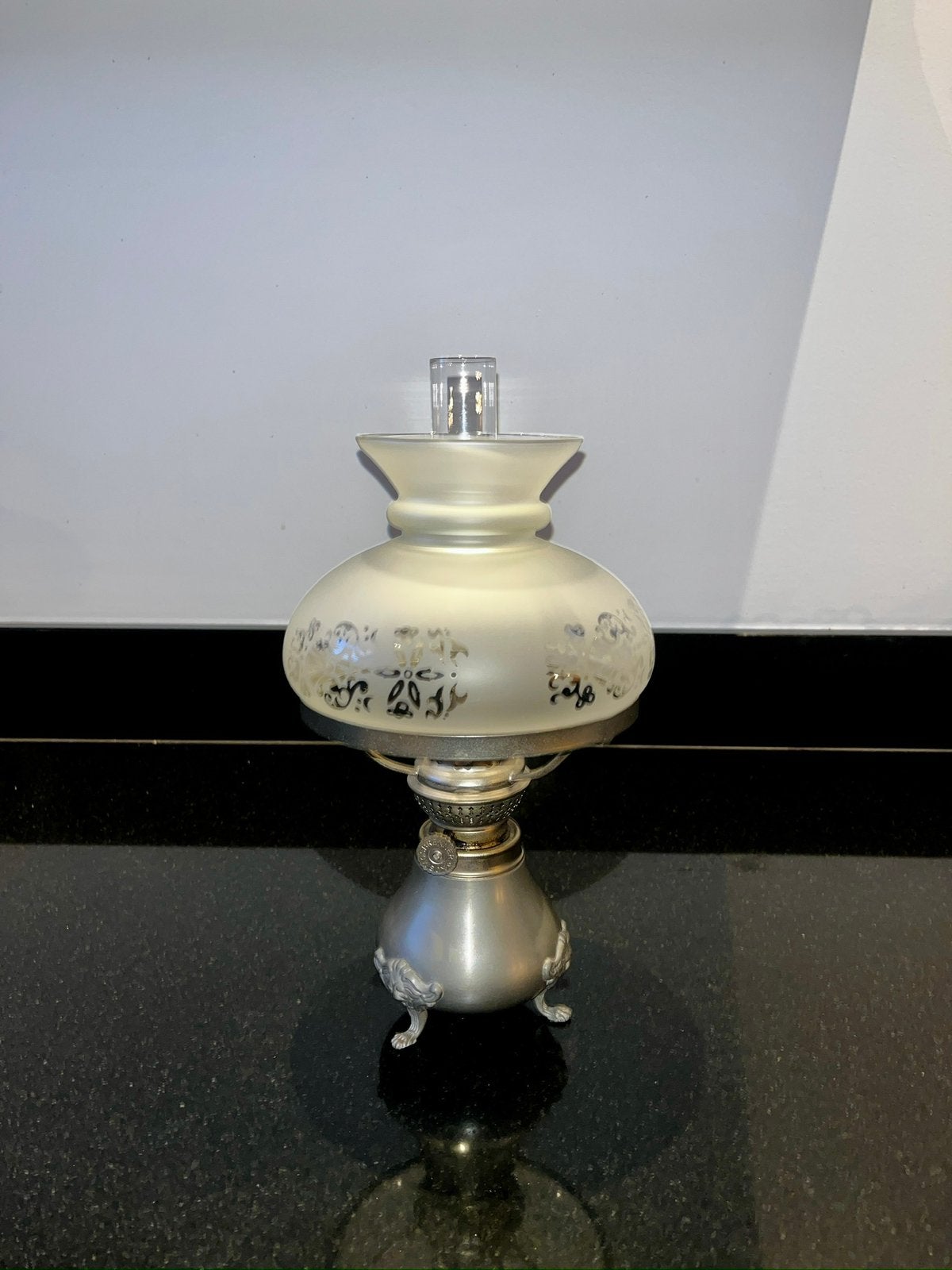 Antieke Nederlandse petroleumlamp, Ophalen of Verzenden