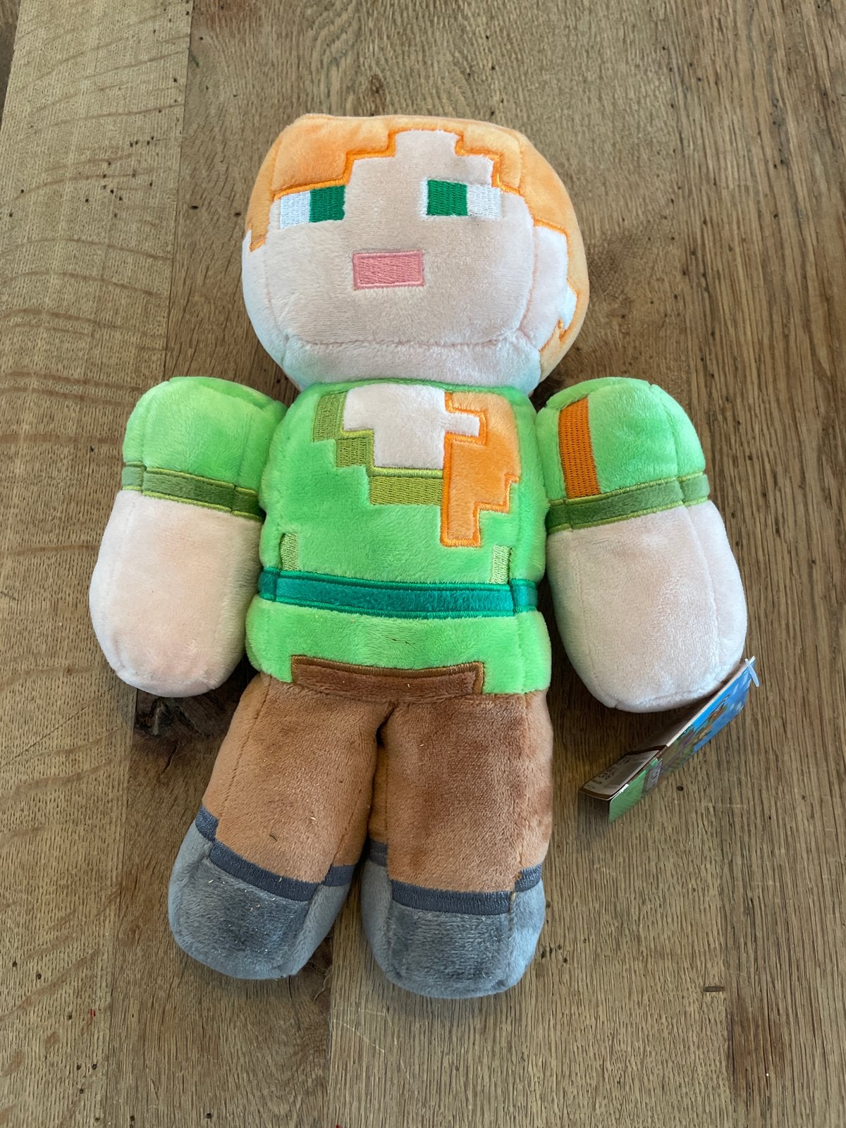 Minecraft Alex knuffel - nieuw met kaartje eraan, Overige merken, Overige karakters, Overige typen, Ophalen of Verzenden