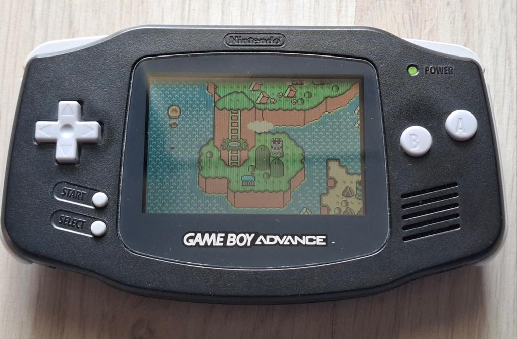 Nintendo Game Boy Advance zwart met hoesje en handleiding, Ophalen of Verzenden, Gebruikt, Game Boy Advance, Met beschermhoes of tas