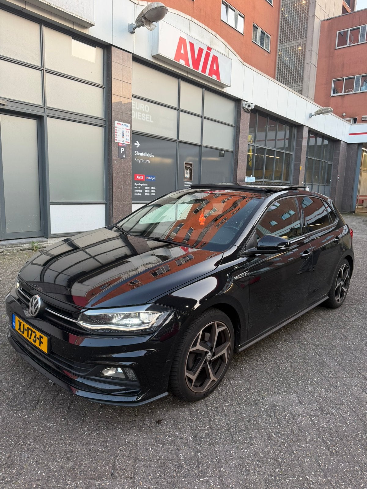 Volkswagen Polo 1.0 TSI 115pk 7-DSG 2019 Zwart, Dealer onderhouden, Zwart, Origineel Nederlands, 115 pk