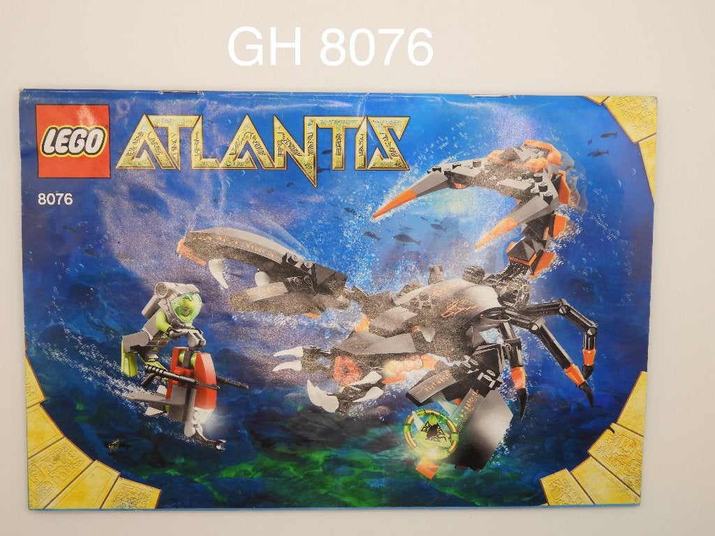 Lego 8076 Deep Sea Striker, Gebruikt, Overige thema's, Lego, Ophalen of Verzenden
