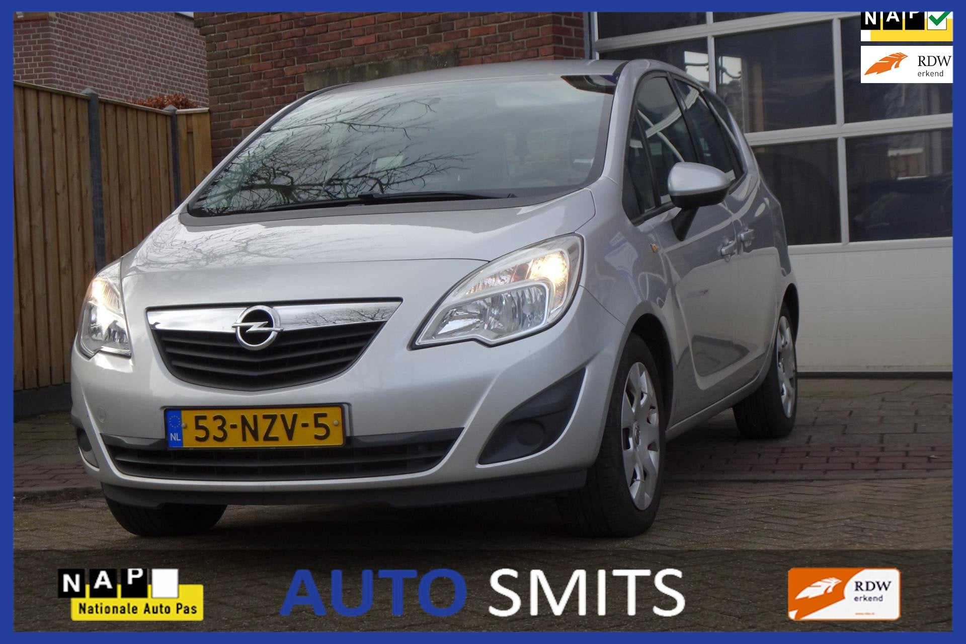 Opel Meriva 1.4 Turbo Edition, Auto's, Voorwielaandrijving, Euro 5, Stof, 4 cilinders