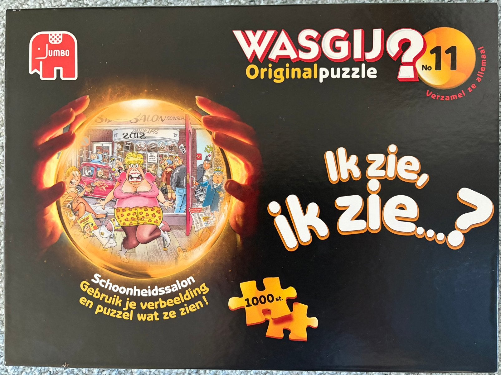 Wasgij puzzels 1000 stukjes, Ophalen, 500 t/m 1500 stukjes, Gebruikt, Legpuzzel