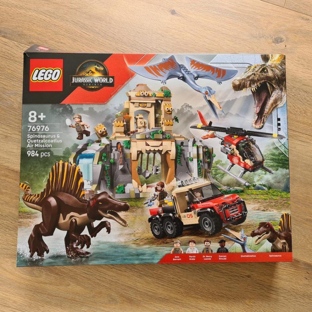 Lego Jurassic World, Spinosaurus en Quetzalcoatlus (76976), Jurassic World, Lego, Ophalen of Verzenden, Zo goed als nieuw