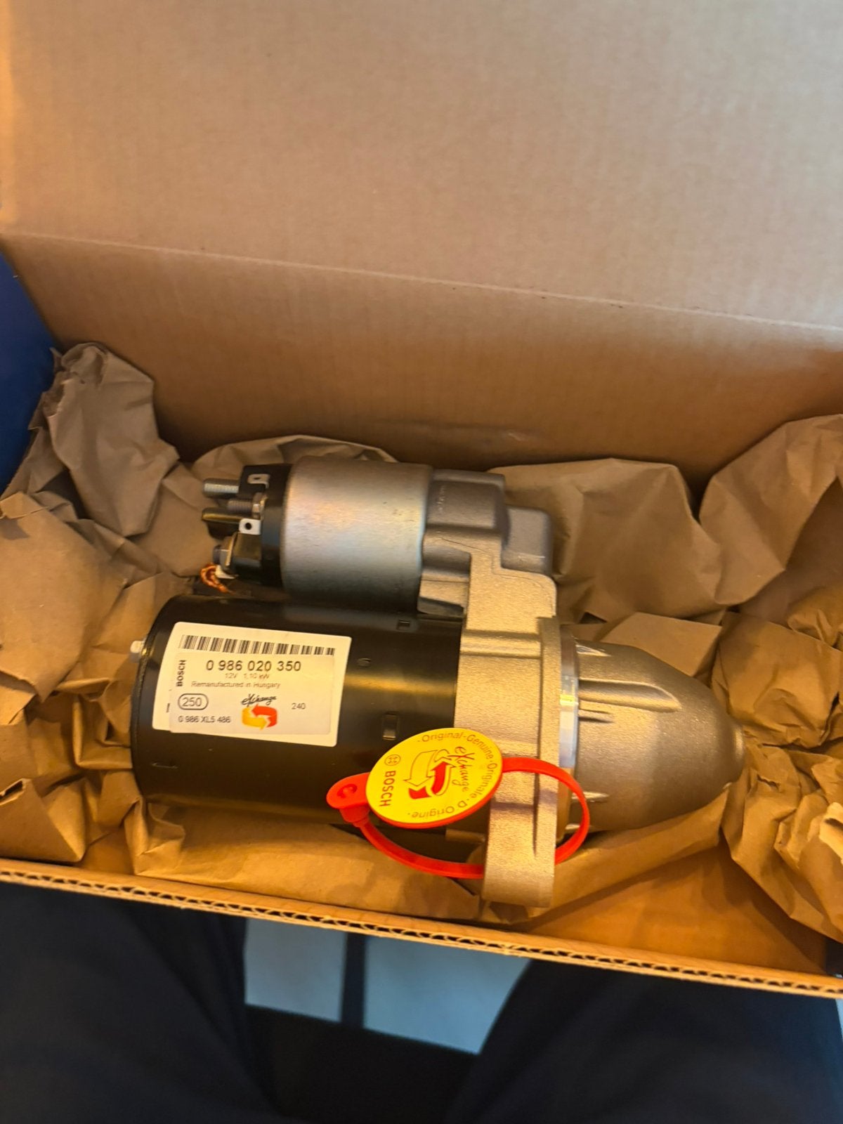 Startmotor Bosch NIEUW IN DOOS, Ophalen, Nieuw
