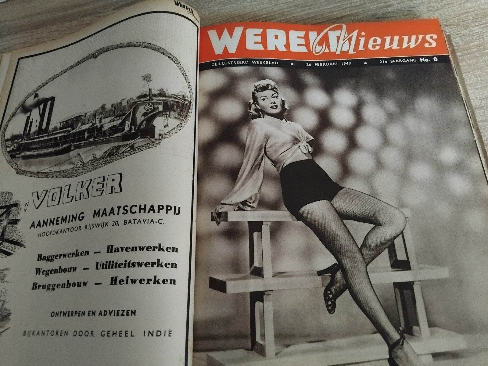 Bundel Wereldnieuws 1949 o.a.KNIL, Ophalen of Verzenden, Gelezen