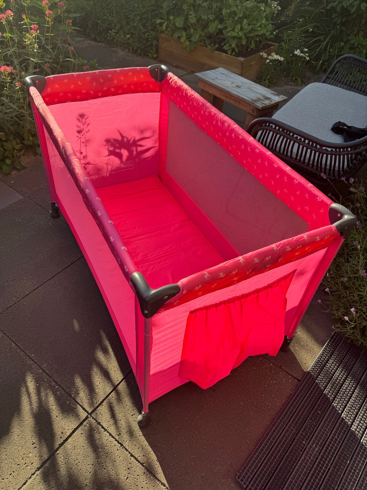 Prenatal babybed met extra Qute matrasje, 70 tot 85 cm, Zo goed als nieuw, Matras, 140 tot 160 cm