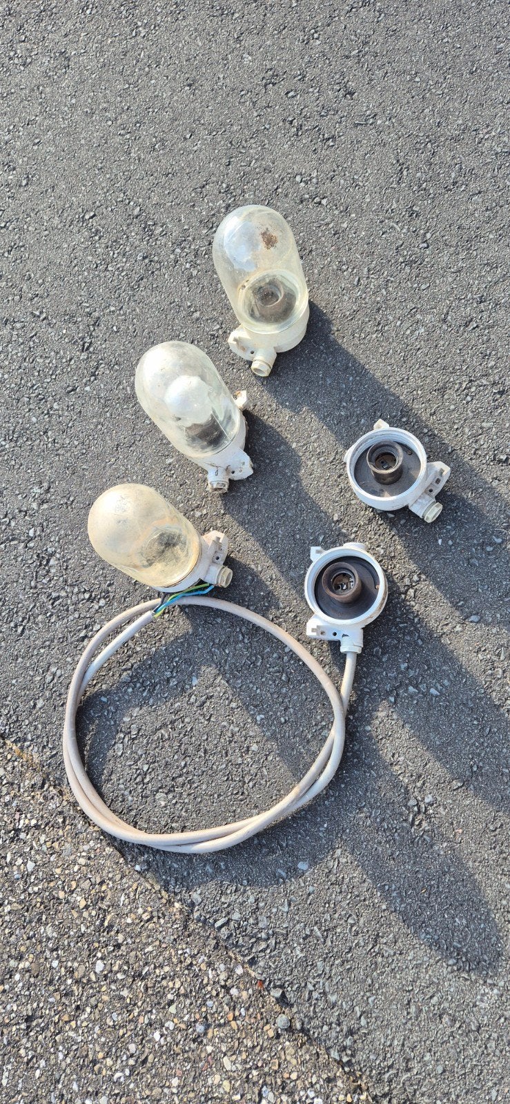Lampen met schutglas., Ophalen, E27 (groot), Led-lamp
