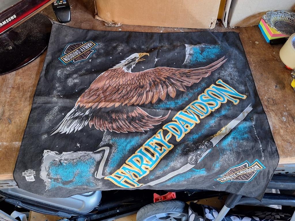 Vintage Harley Davidson bandada in mooie staat, Ophalen of Verzenden, Gebruikt