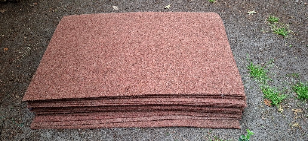 Vloer kleden., Ophalen, 100 tot 150 cm, Bruin, 50 tot 100 cm