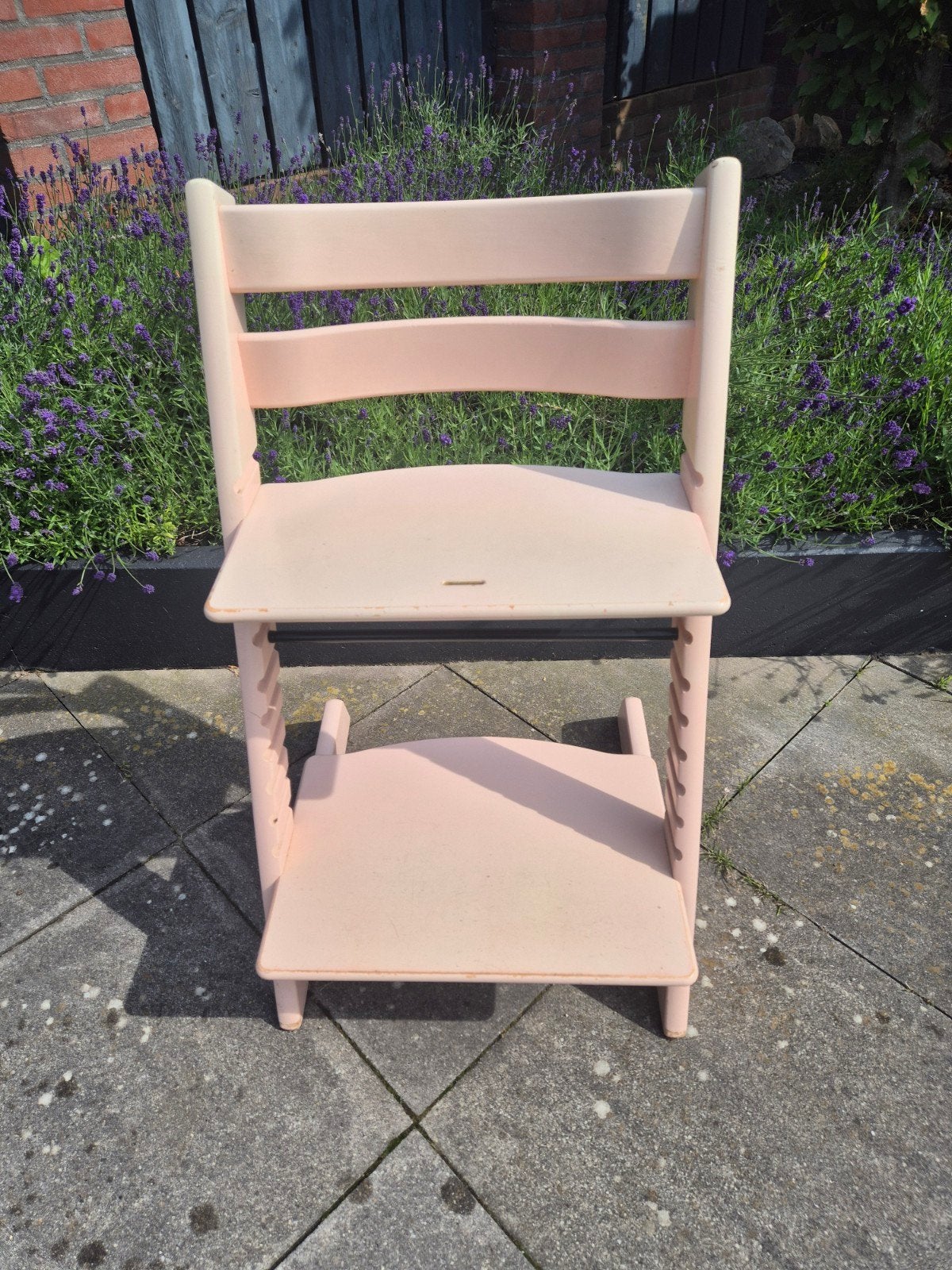 Stokke Trip Trap Stoel - Roze Meegroeistoel, Kinderen en Baby's, Kinderstoelen, Ophalen, Gebruikt, Meegroeistoel