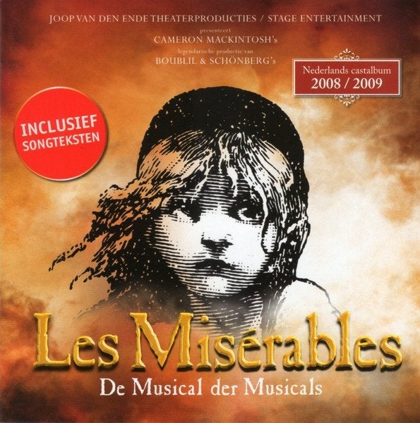 Musical C.D. (2008) Les Miserables - Nederlands Castalbum, Gebruikt, Musical, Inclusief doosje, Ophalen of Verzenden