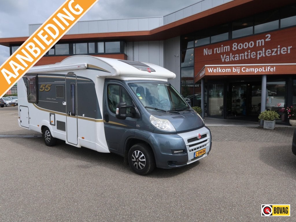 Bürstner Nexxo 740 T QUEENSBED EN HEFBED, Ringverwarming, Fiat, Veiligheidssloten, Verwarmde buitenspiegels