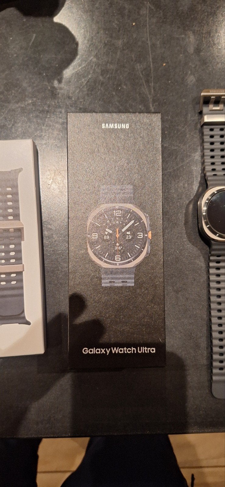 Samsung Galaxy Watch Ultra - Zo goed als nieuw, Zwart, Ophalen of Verzenden, Zo goed als nieuw, Stappen