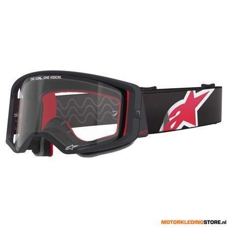 Alpinestars Supertech Corp Goggle, Zwart-Rood, Ophalen of Verzenden, Nieuw met kaartje