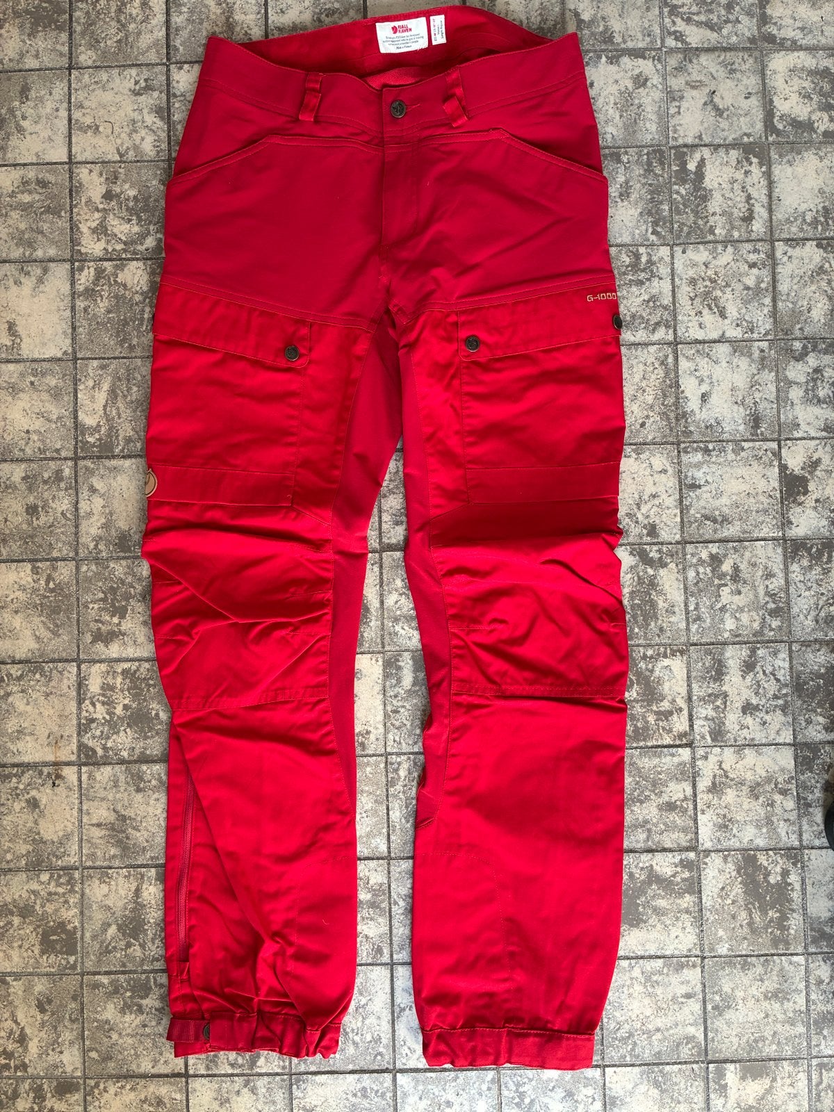 Fjällräven Keb G-1000 Outdoor broek Rood Maat 40, Maat 38/40 (M), Ophalen of Verzenden, Zo goed als nieuw, Lang