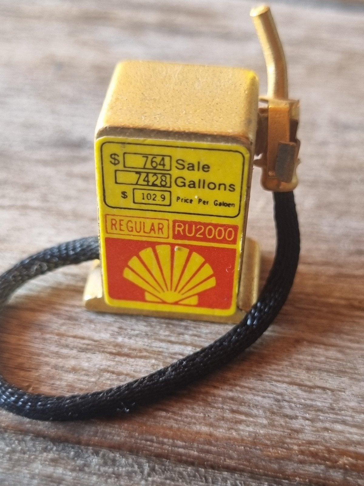 Vintage Shell Benzinepomp Miniatuur - Decoratief Item, Verzamelen, Ophalen of Verzenden, Gebruikt, Auto's