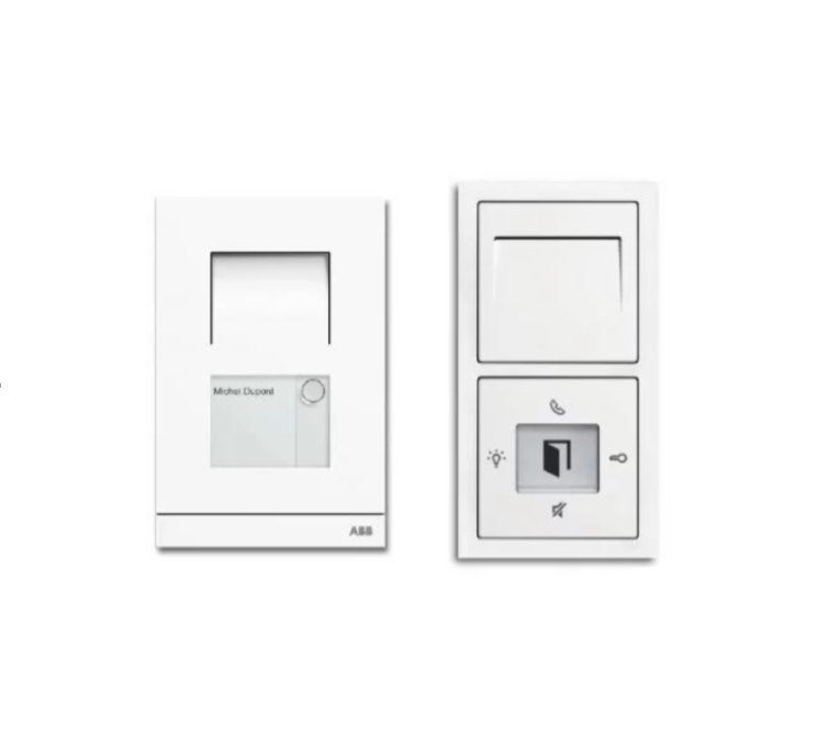 ABB BUSCH JAEGER AUDIO INTERCOM SET 83003/1 WIT WC, Niet ingevuld, Niet ingevuld, Nieuw, Ophalen of Verzenden