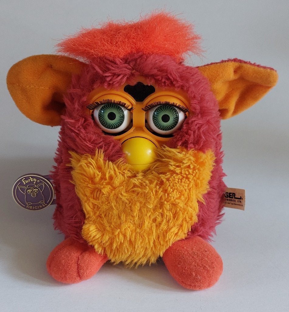 Vintage Furby 1998 – in perfecte staat met woordenboekje, Ophalen of Verzenden, Gebruikt
