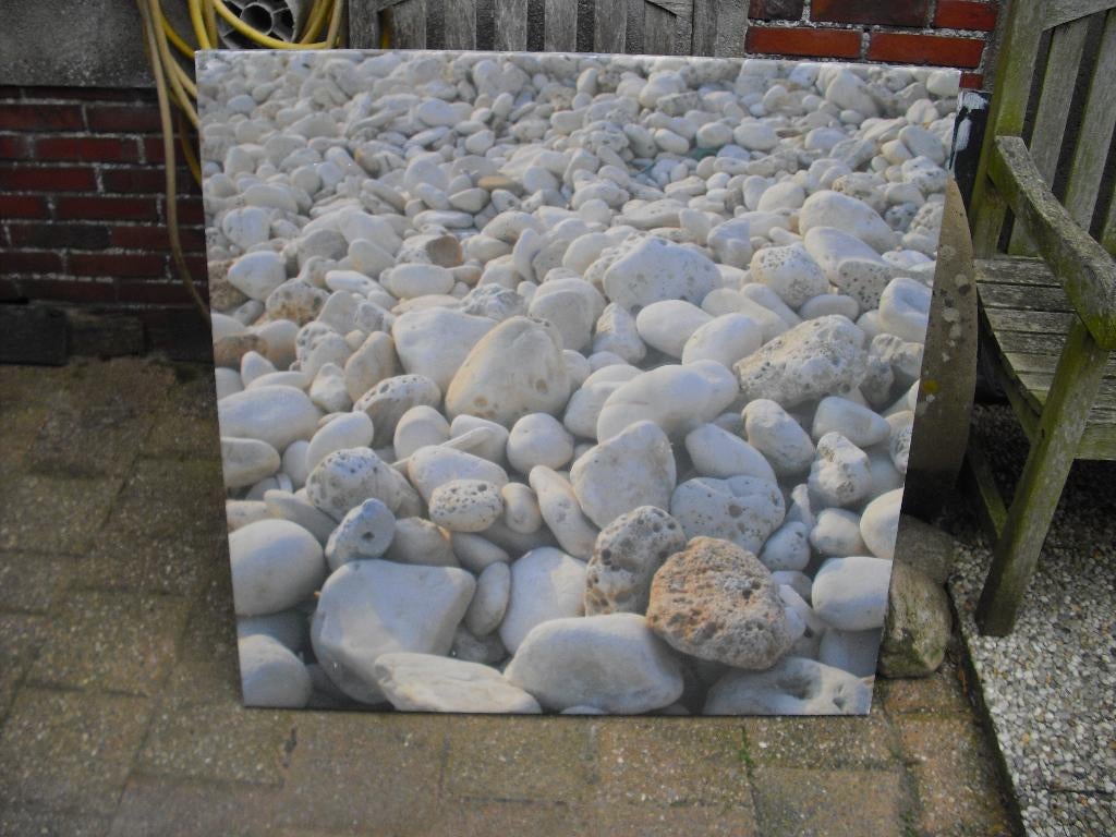 Foto op canvas schelpen, Ophalen, Zo goed als nieuw