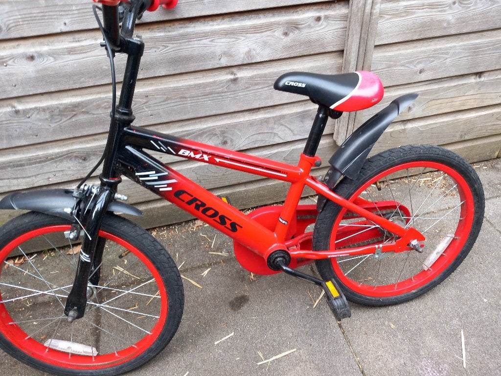 Kinderfiets, Fietsen en Brommers, Fietsen | Kinderfietsjes, Gebruikt, 16 tot 20 inch, Terugtraprem, Ophalen