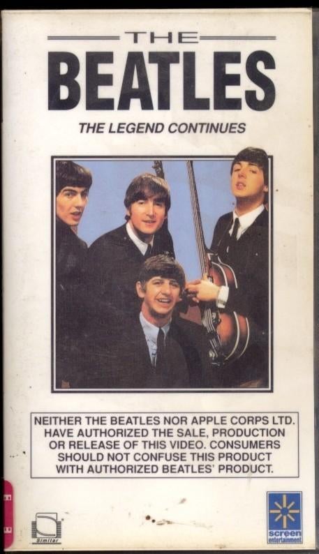 VHS  -  THE BEATLES - The legend continues, Cd's en Dvd's, VHS | Documentaire, Tv en Muziek, Alle leeftijden, Ophalen of Verzenden