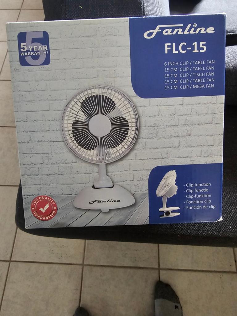 Clip ventilator 15cm, Witgoed en Apparatuur, Ventilatoren, Ophalen of Verzenden, Nieuw, Tafelventilator