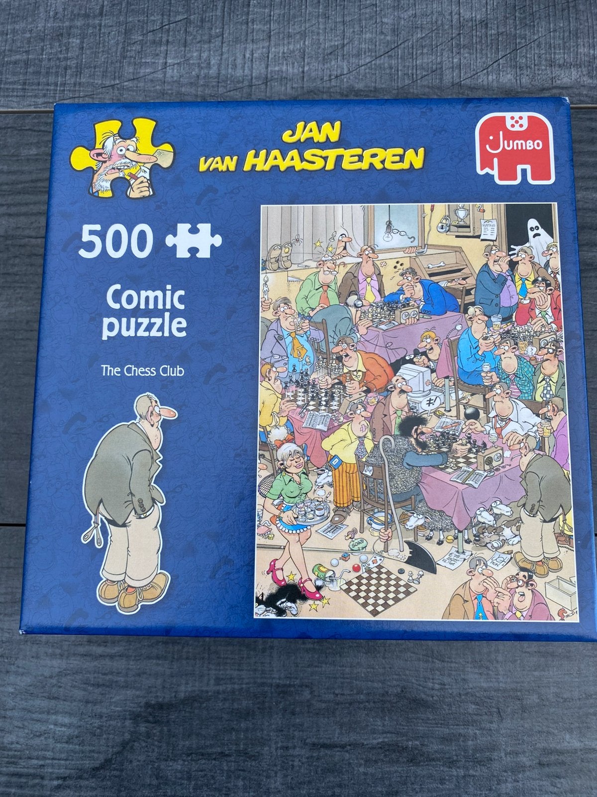 7 stuks Jan van Haasteren puzzels, 500 stukjes., Ophalen, 500 t/m 1500 stukjes, Gebruikt, Legpuzzel